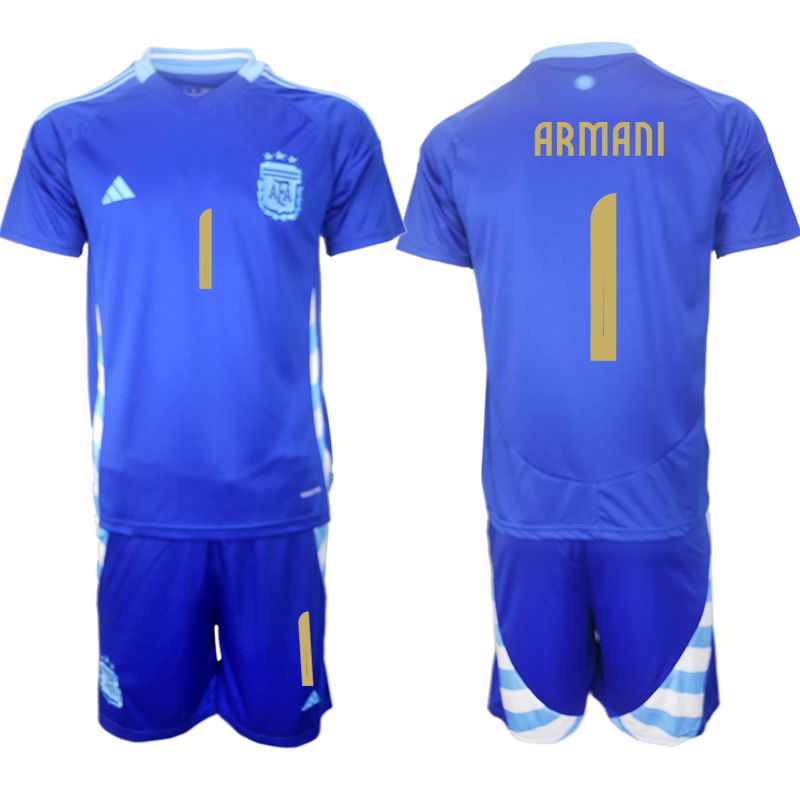 Men 2024-2025 Season Argentina away blue #1 Soccer Jersey->->Soccer Country Jersey